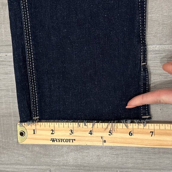 DL1961 Mara Straight High Rise Instasculpt Ankle Jeans in Snyder Dark Wash Sz 27 - Picture 16 of 16